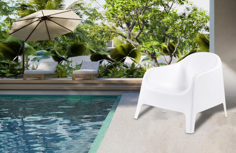 Eden Indoor/Outdoor Chairs— White