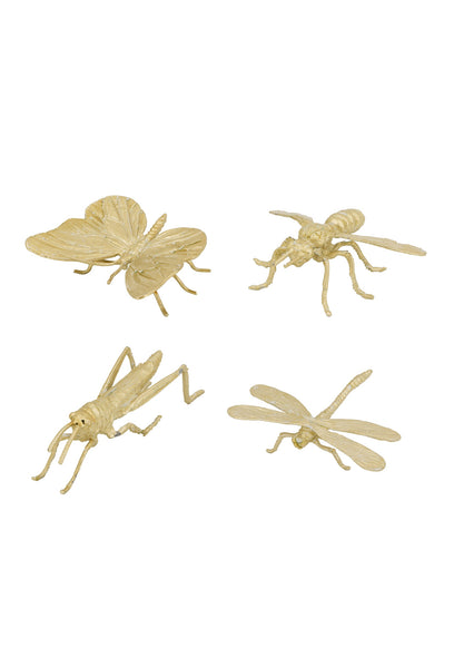 Gold Insects Set of 4