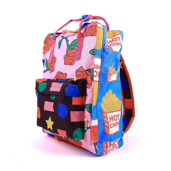 DOO WOP KIDS MAXI-SQUARE BACKPACK- HOT CHIPS
